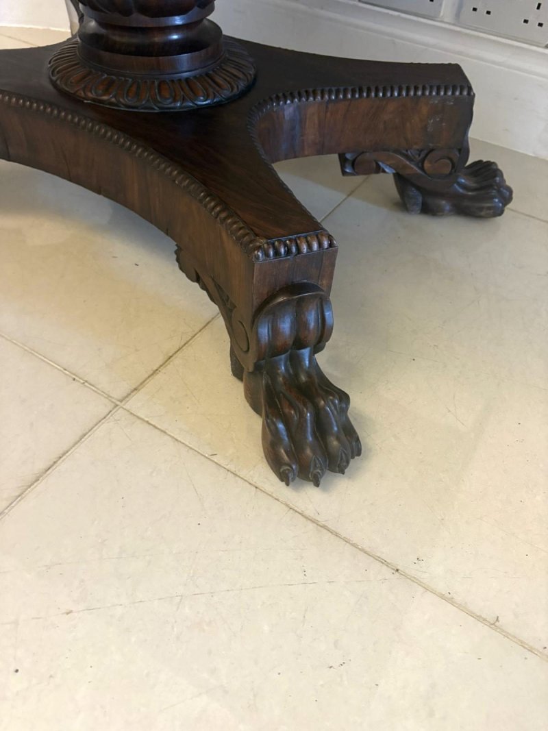 Superb Quality Antique Regency Rosewood Freestanding Sofa Table